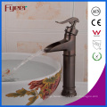 Fyeer High Quality Antique Brass Waterfall Basin Faucet